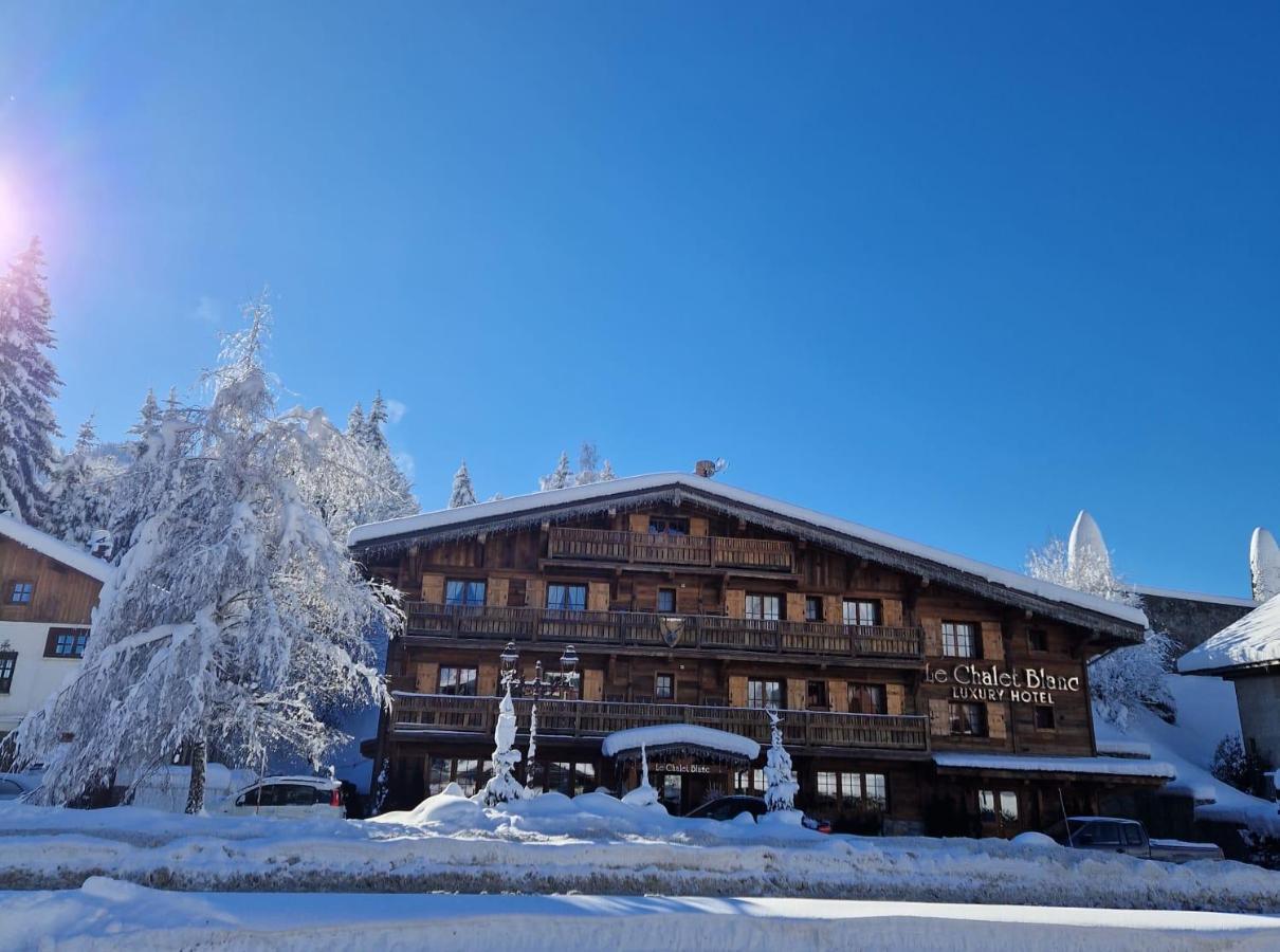 Le Chalet Blanc Megève Exterior foto